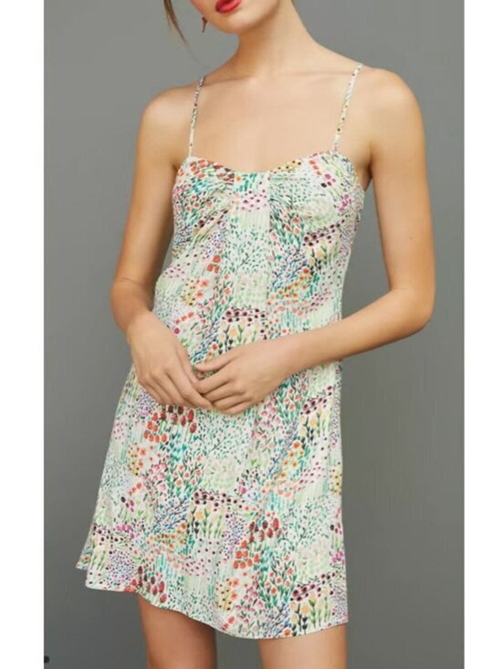 Anthropologie Hutch Ditsy Floral Mini Dress M $178